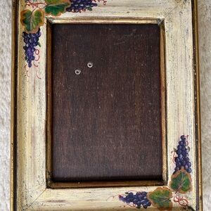 Elegant Gold and Purple Grape Frame